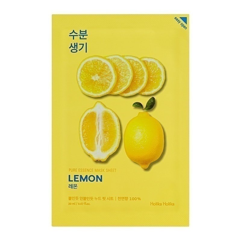 Holika Holika Pure Essence Mask Sheet Lemon – veido kaukė